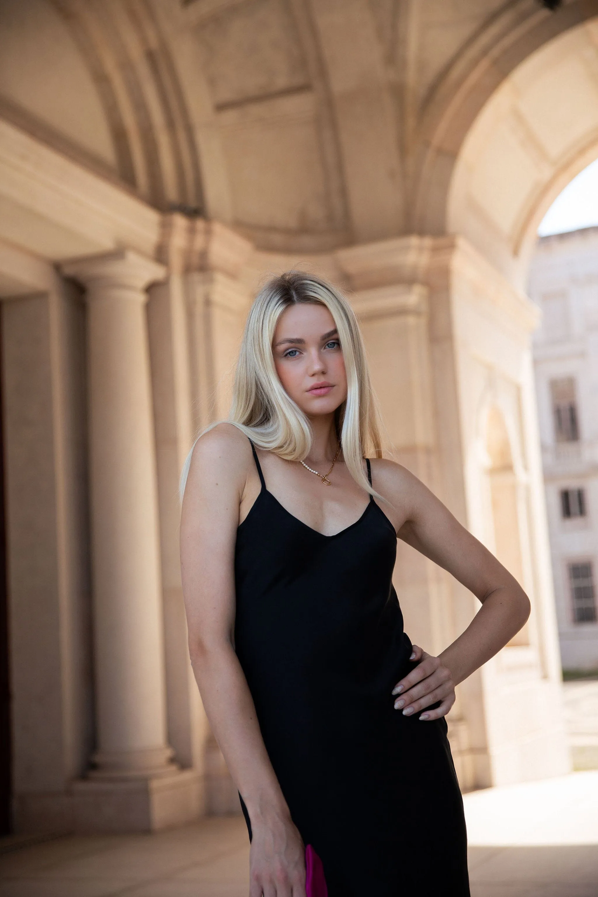 90s Icon V Slip Dress - Solid Colours