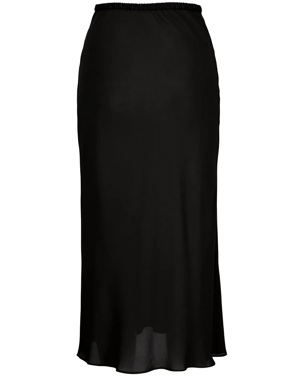 Black Bias Skirt
