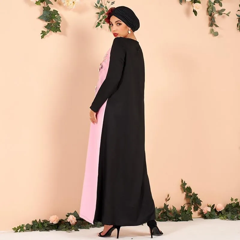 FashionSierra - Applique Commuter Plus Size Women's Dress