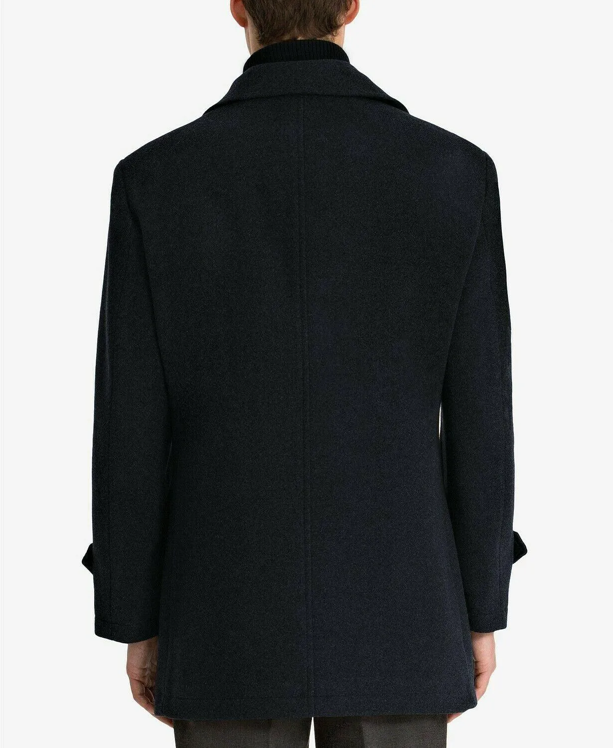 Lauren Ralph Lauren Mens Regular fit Double Breasted Overcoat Coat 38 R Blue