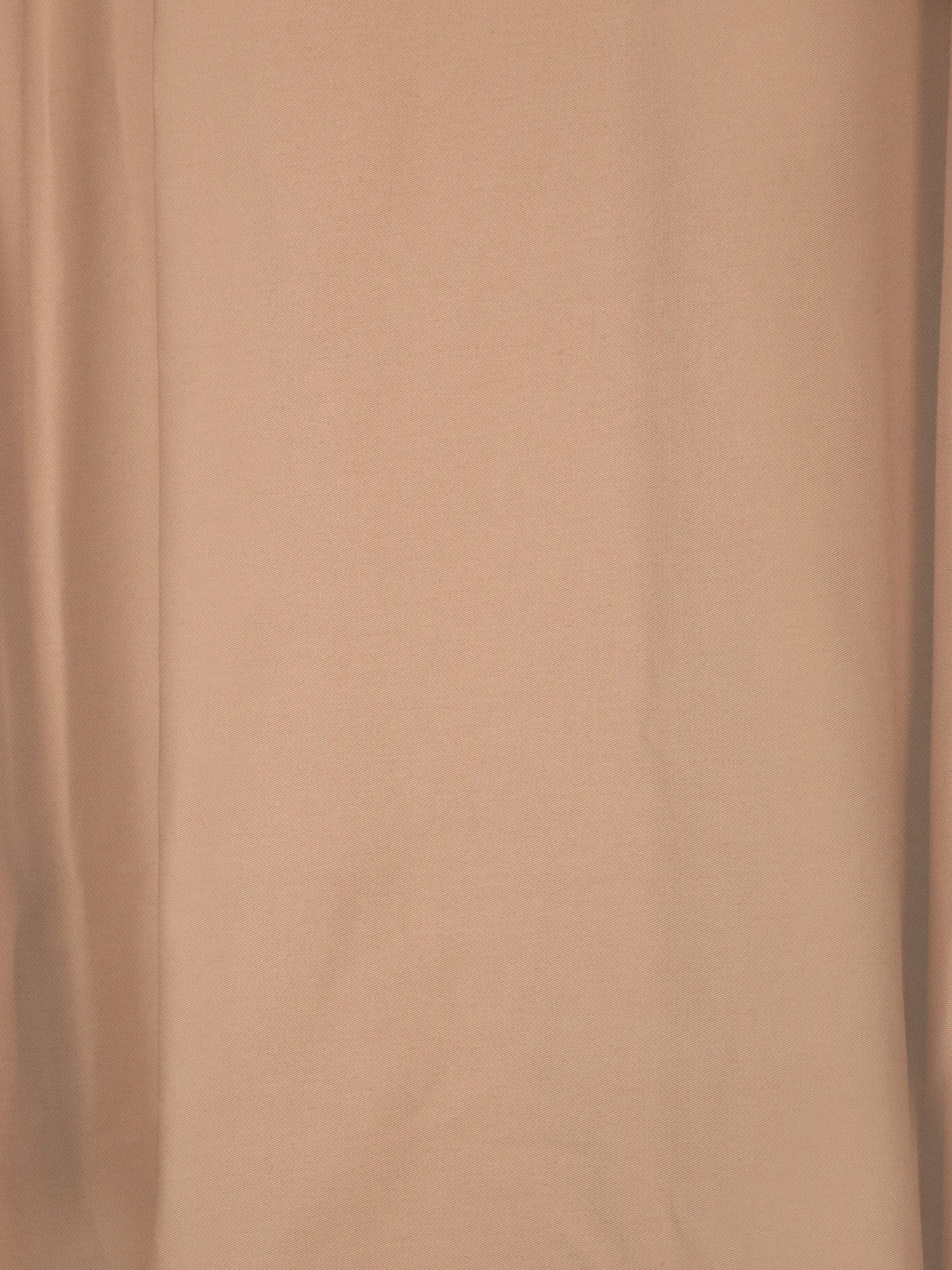 Leather Brown Midi Flare Skirt