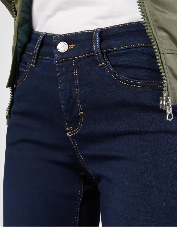 MAC Dream Straight Fit Dark Wash Jeans