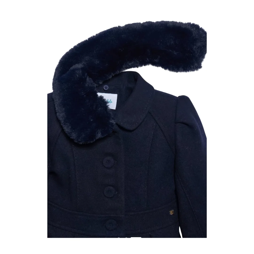 Navy Woolen Coat