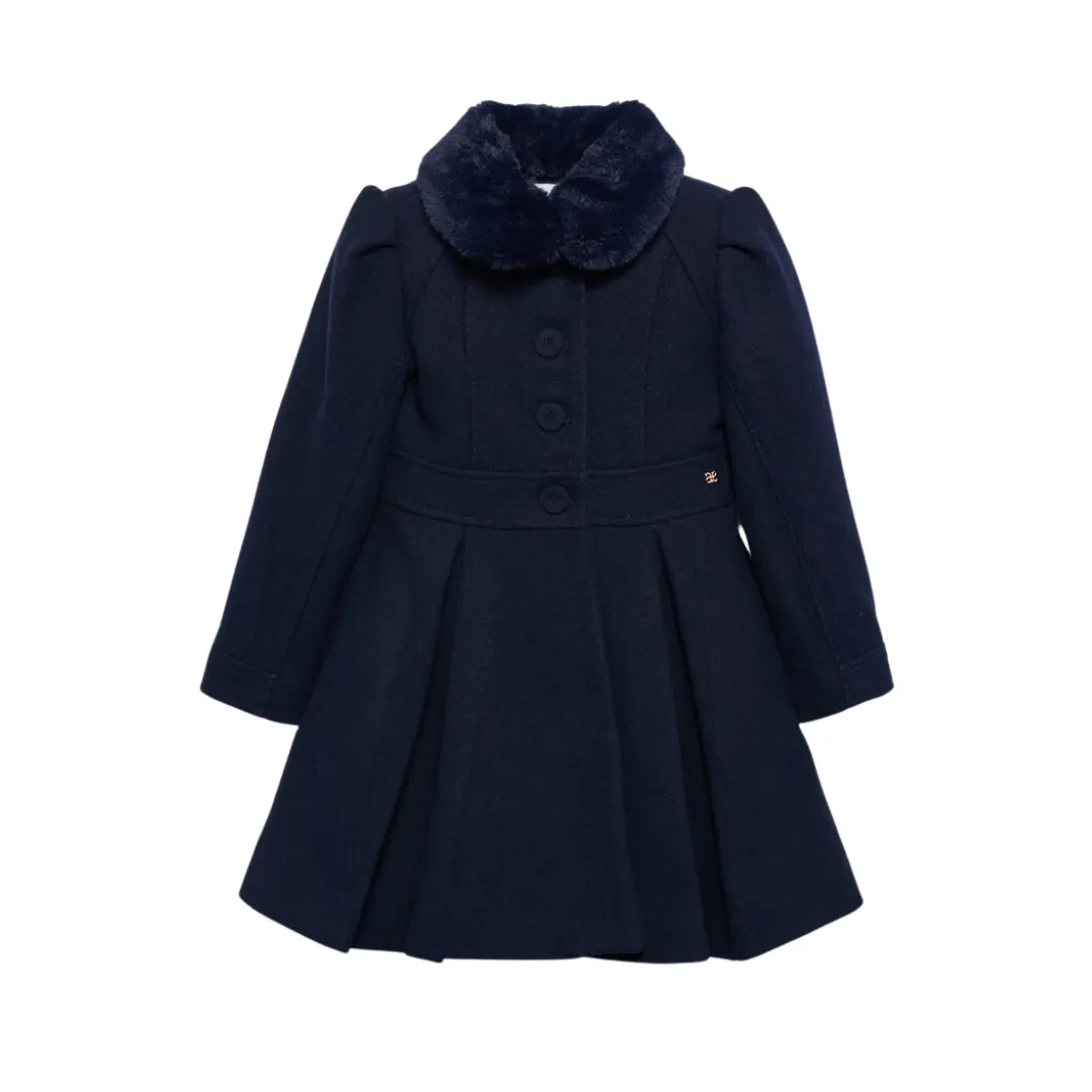Navy Woolen Coat