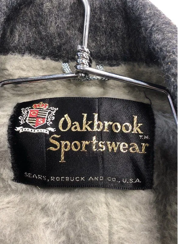Oakbrook Sportswear Men's Gray Overcoat - Size 41
