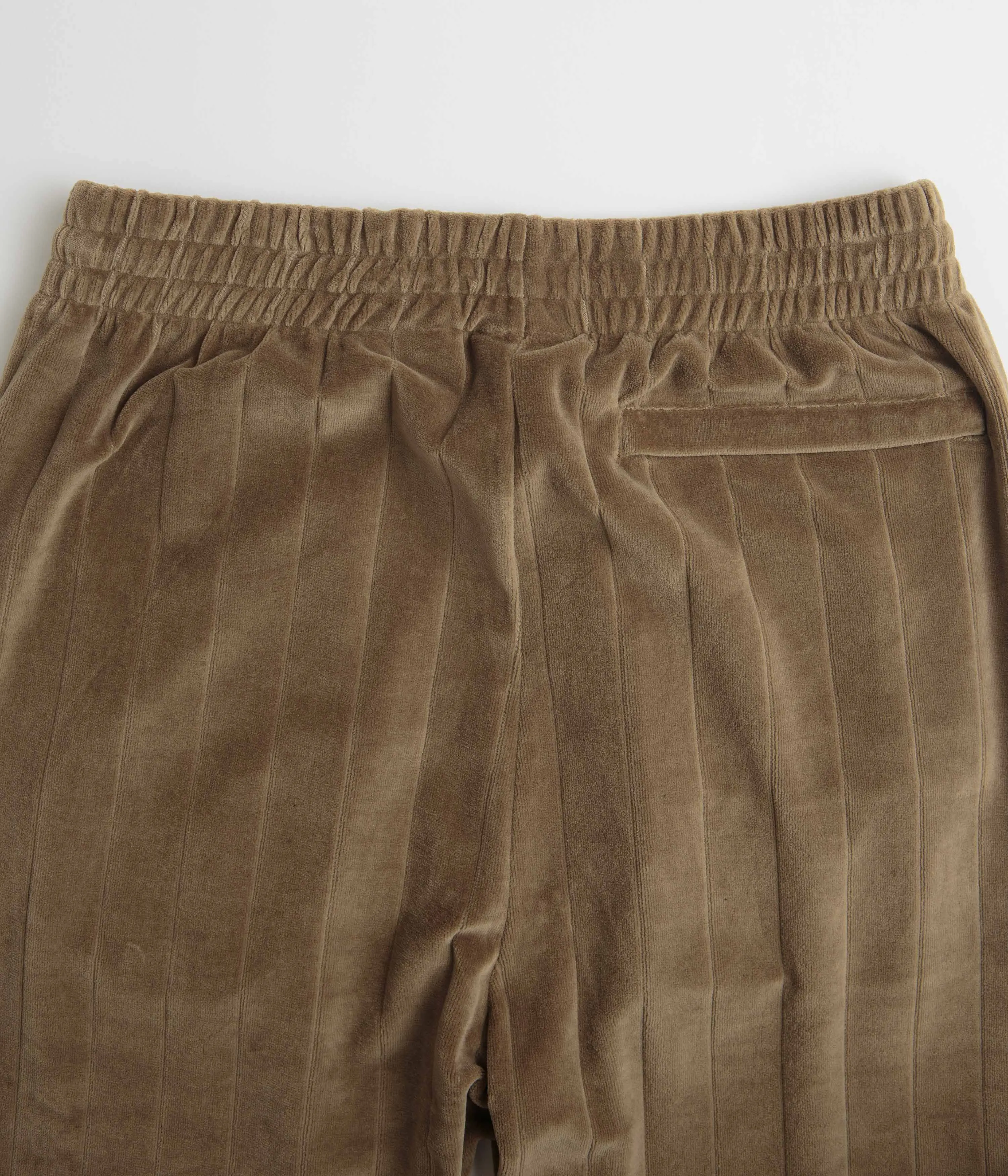 Polar Stripe Velour Sweatpants - Beech