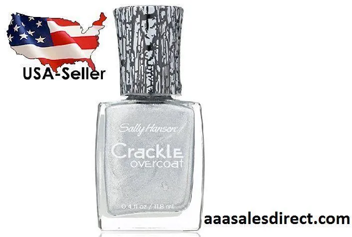 Sally Hansen Crackle Overcoat - 0.4 Fl Oz - Brand New - Fractured Foil